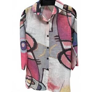 NEW TRISHA TYLER women's buttondown jacket